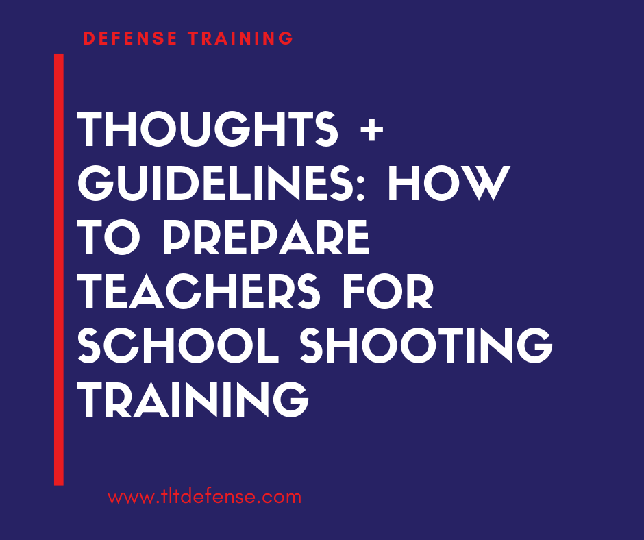 teacher training for school shooting